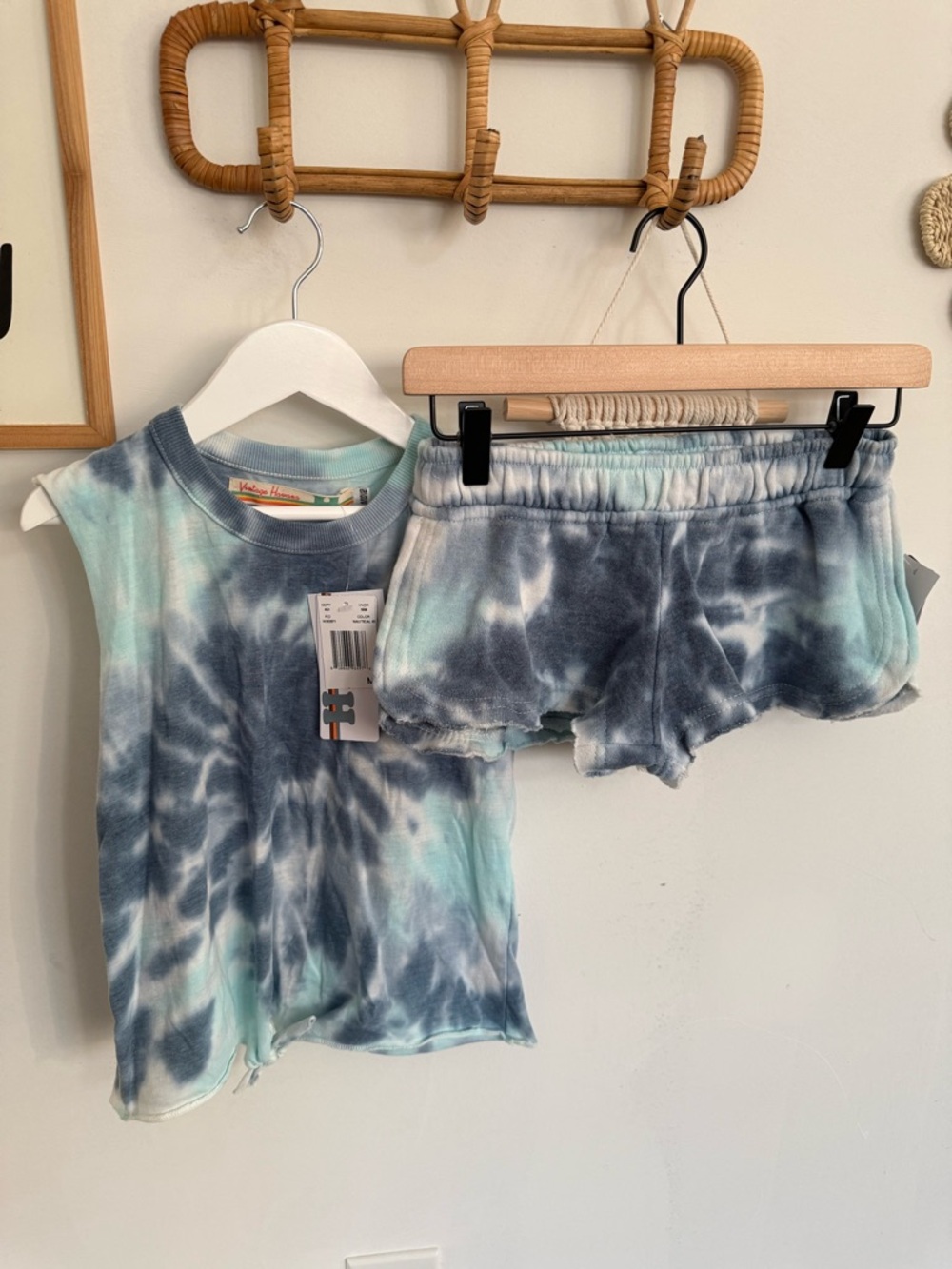 Vintage Havana - NWT - girls 10/12 - tie dye tank & shorts set